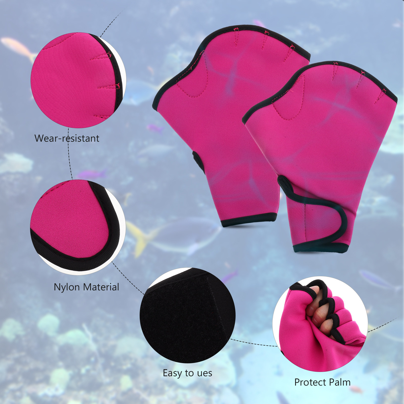 زوج واحد من قفازات تدريب السبا - مراجعة Aquatic Sports Scuba وسعره