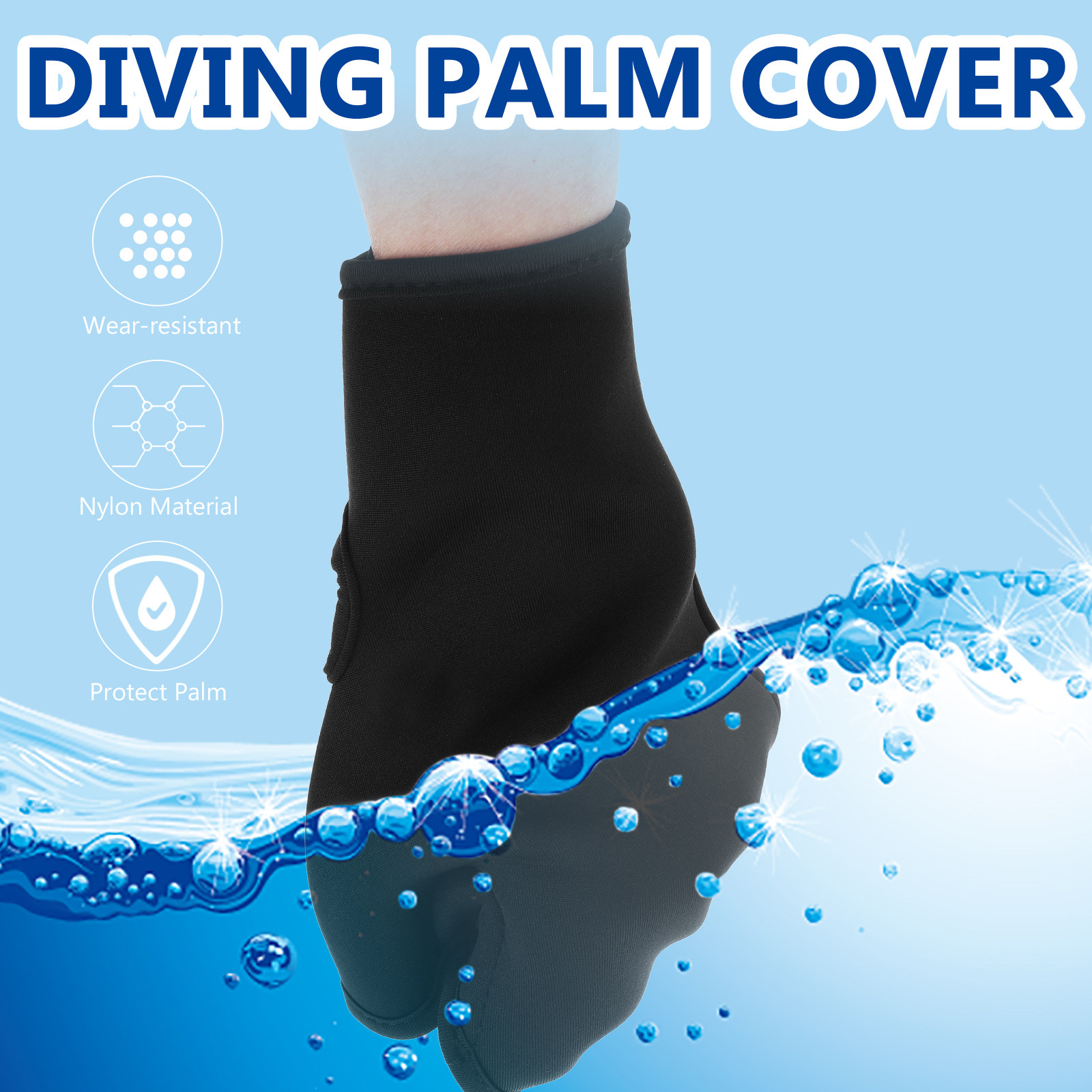 زوج من قفازات السباحة للرجال و - مراجعة Aquatic Sports Scuba وسعره